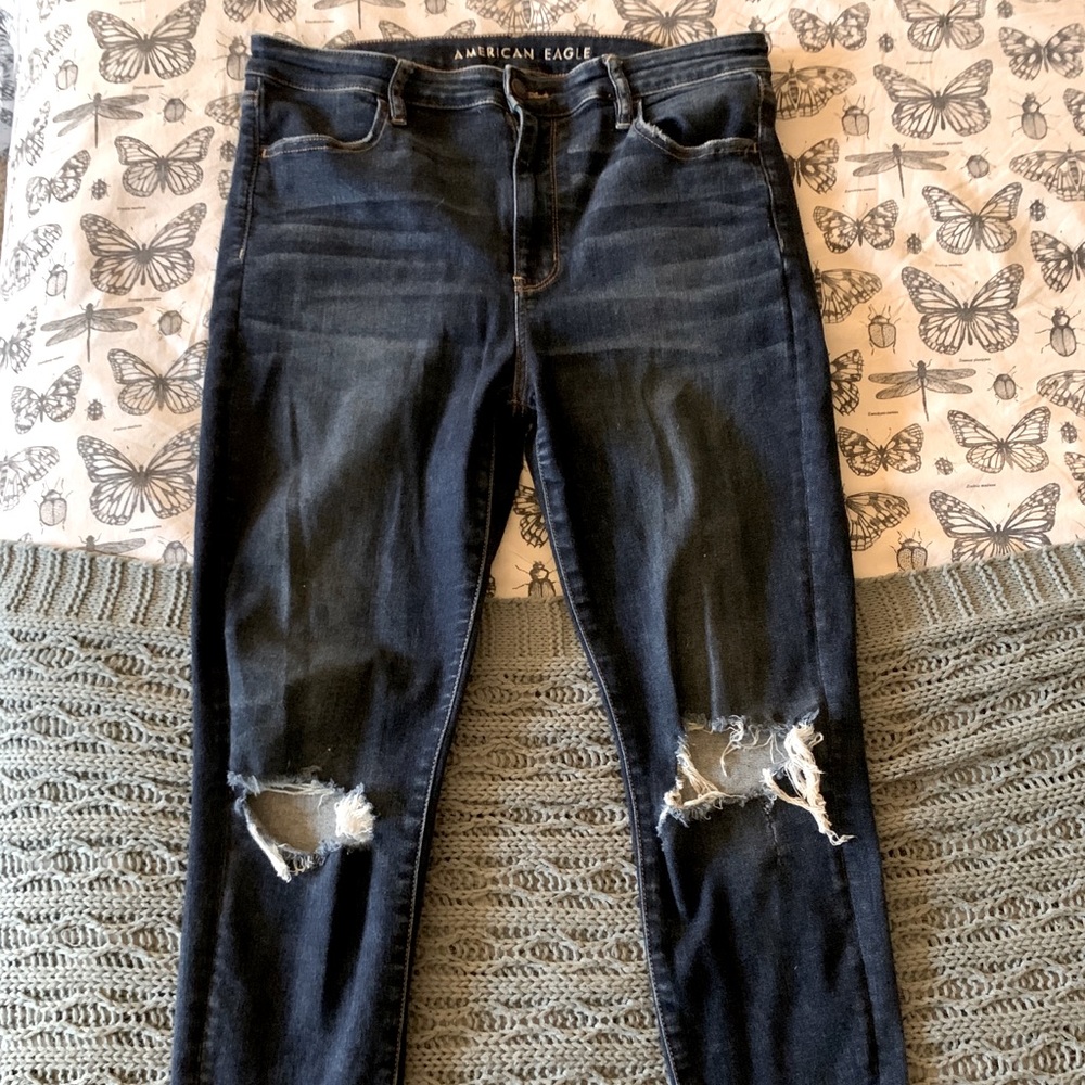 AE Super High Rise Jeggings